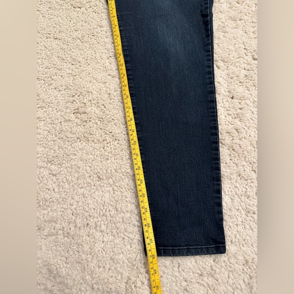 Democracy Ab Technology Jeans Womens Size 16 Skinny Dark Blue Denim Mid Rise - Picture 5 of 10